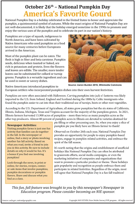 National Pumpkin Day